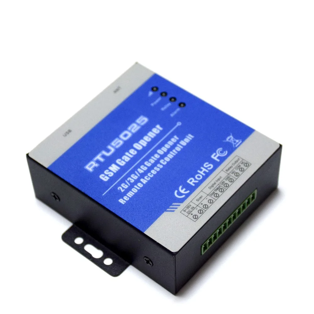 GSM Gate Opener RTU5025 4G Garage Door Open Remote Controller Quad Band Sensor
