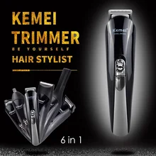Kemei 11 в 1 Набор многофункциональная машинка для стрижки волос профессиональный триммер для волос электрическая машинка для стрижки бороды KM600