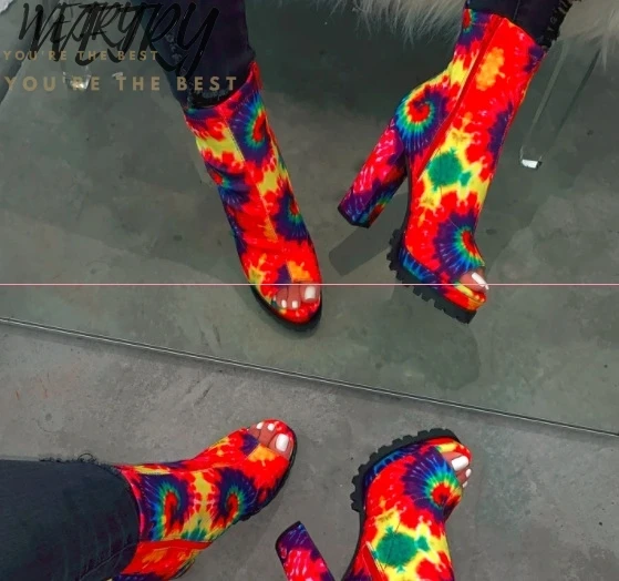 

2020 Women Transparent Sandals Ladies High Heel Slippers Candy Color Open Toes Thick Heel Fashion Female Slides Summer Shoes