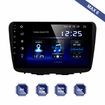 

Car Radio 1 Din GPS Stereo Android 9.0 For Suzuki Baleno 2016 2017 2018 Navigation WIFI BT 1080p Video TDA850 PX6 64Gb 4Gb Ram