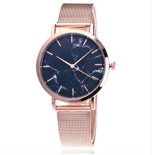 Relojes Mujer Модное Новое поступление модные женские кварцевые часы наручные часы из сплава мрамора зерна часы ювелирные изделия подарок для женщин