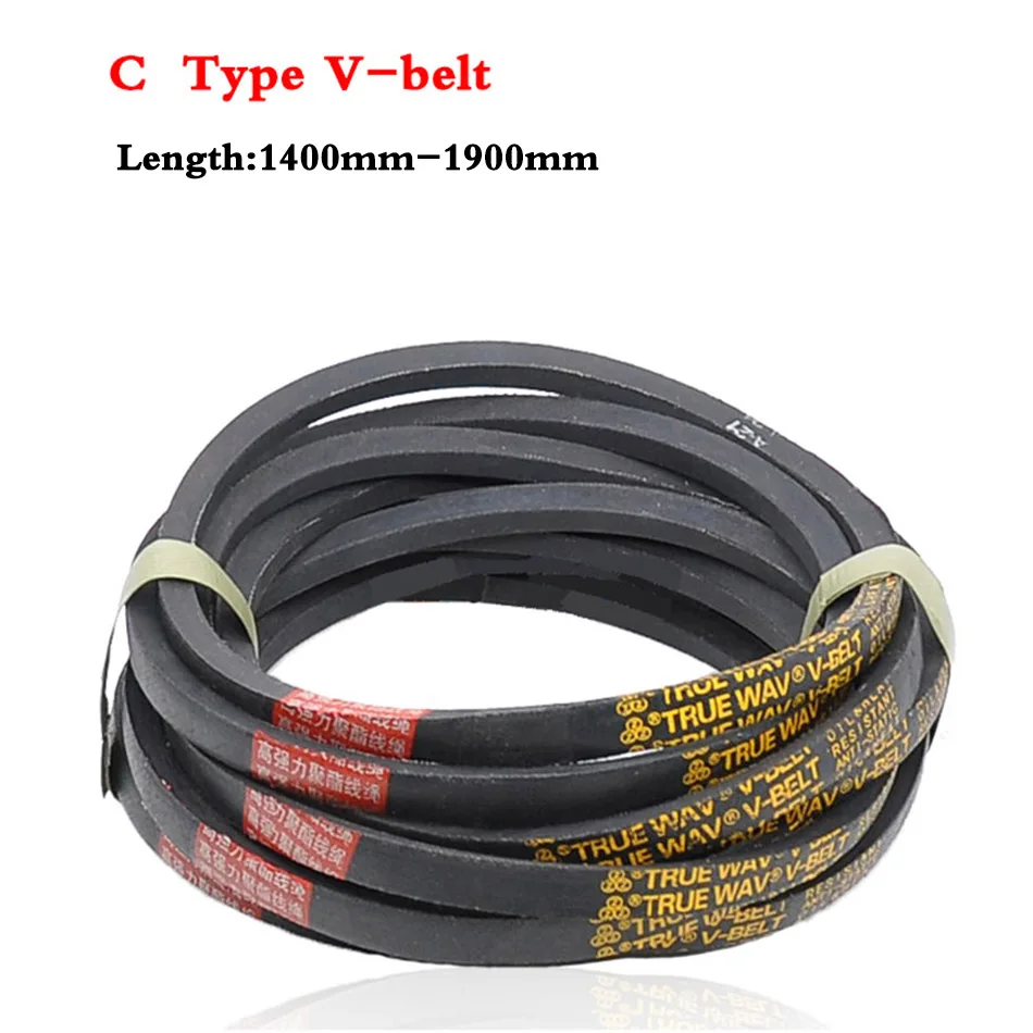 1 шт. V-belt C Тип треугольной ленты 1400~ 1900 мм для промышленного сельскохозяйственного оборудования