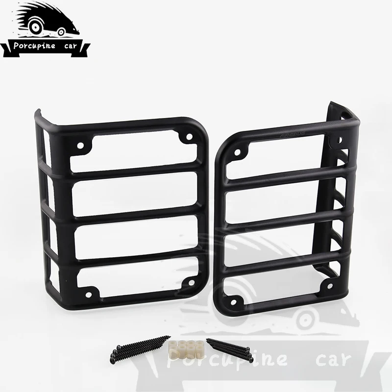 Задняя матовая Защитная крышка из сплава черного цвета для Jeep Wrangler JK Unlimited 2007