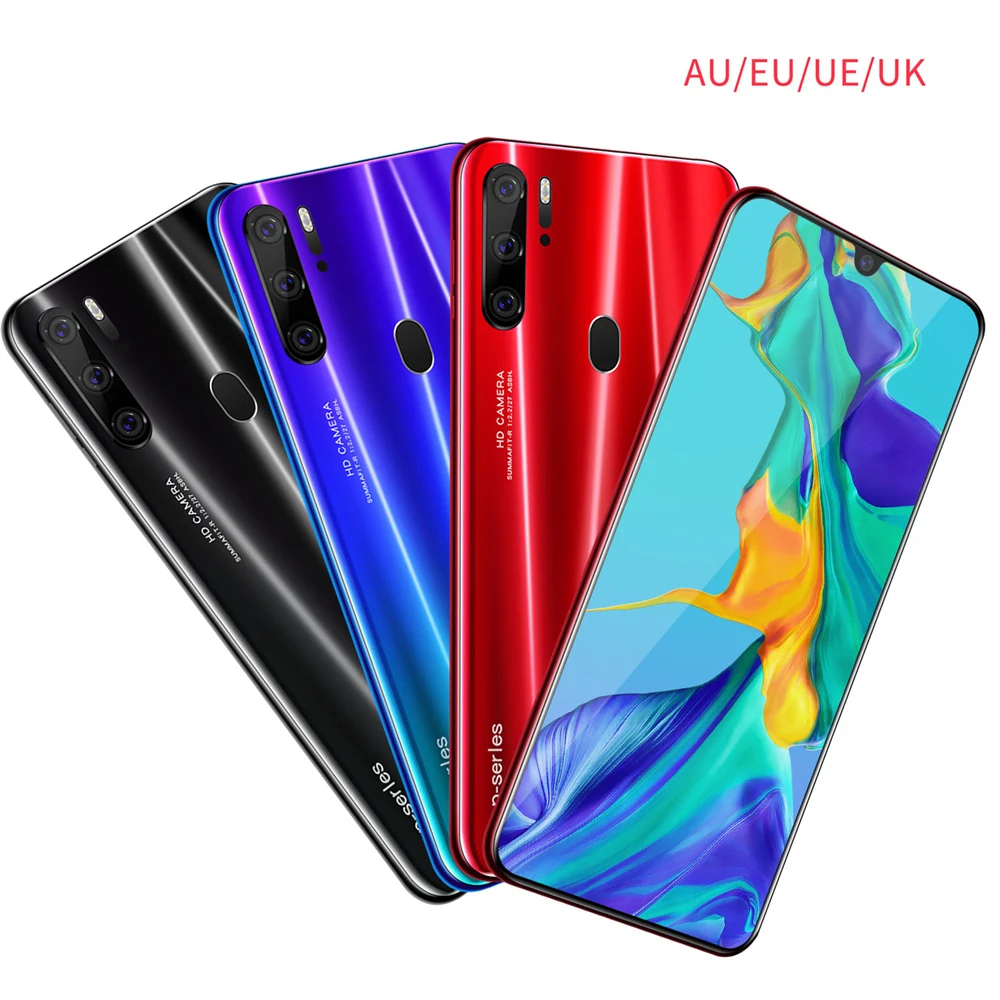 4G мобильный телефон 3 ГБ+ 32 Гб Смартфон практичный Android OS 9,1 для унисекс 6,3 дюймов лицевой разблокированный