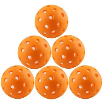 

74MM OUTDOOR Sports Expert Plastic Practice Baseballs Indoor Pickleballs 40 holes pick-up ball 1PC