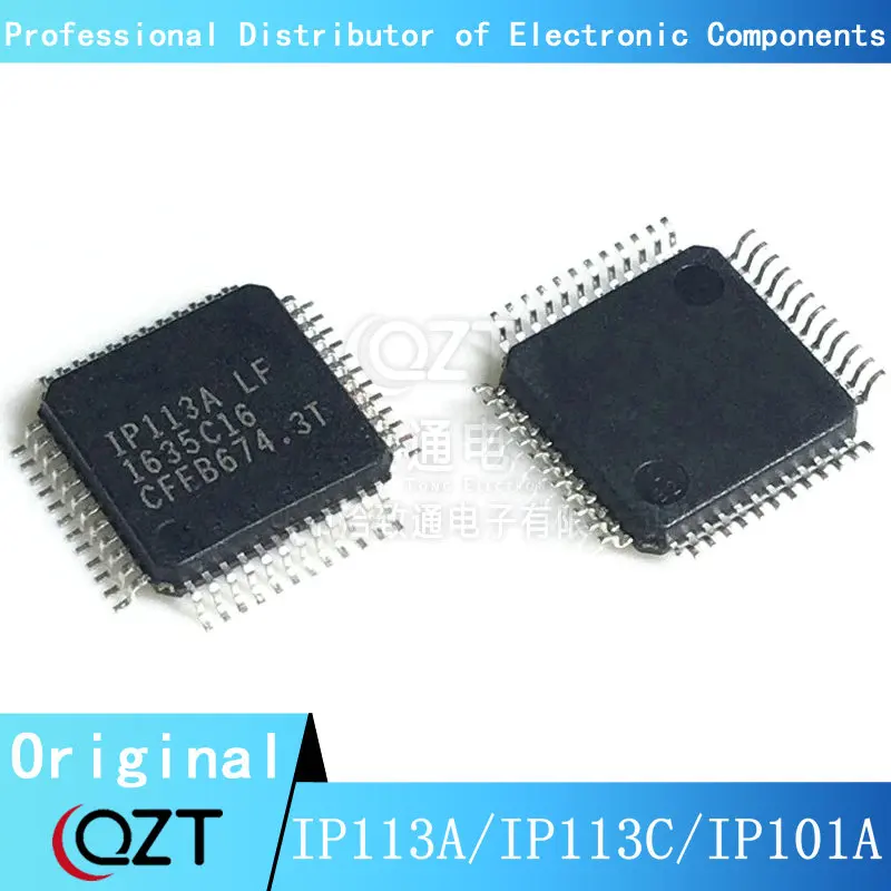 10pcs/lot IP101A-LF QFP IP113A-LF IP113C-LF QFN48 IP113C LF IP113 IP101A QFP-48 chip New spot