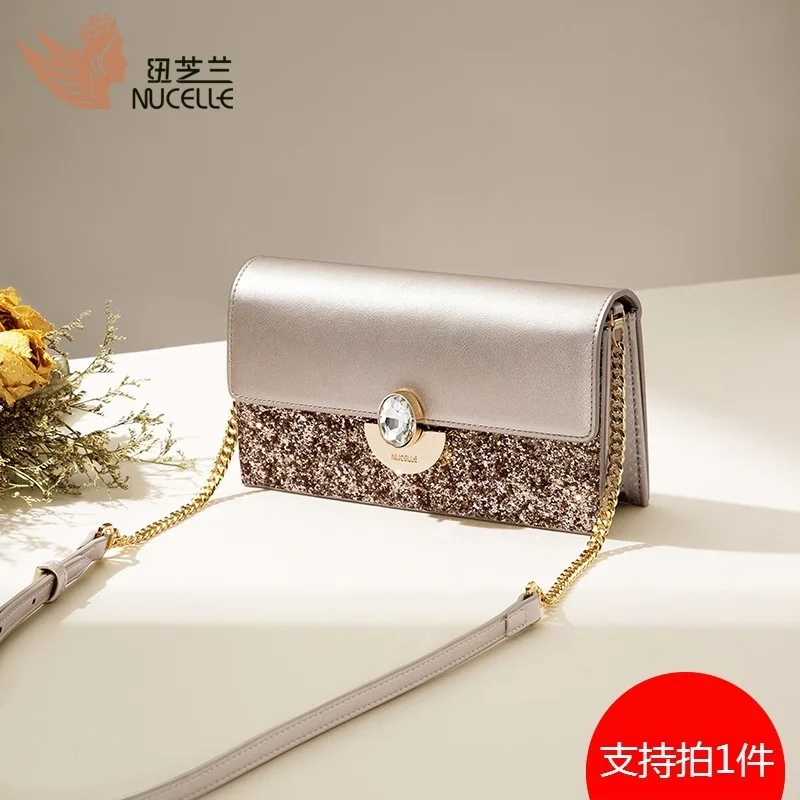 

Bag Female 2019 Tide Wild Single Shoulder Oblique Satchel Ck Small Fresh Chain Small Bag