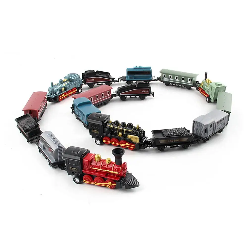 Хоббилан 4 шт. детей сплав моделирование Паровозик Творческий мини модели автомобилей игрушки подарки для детей