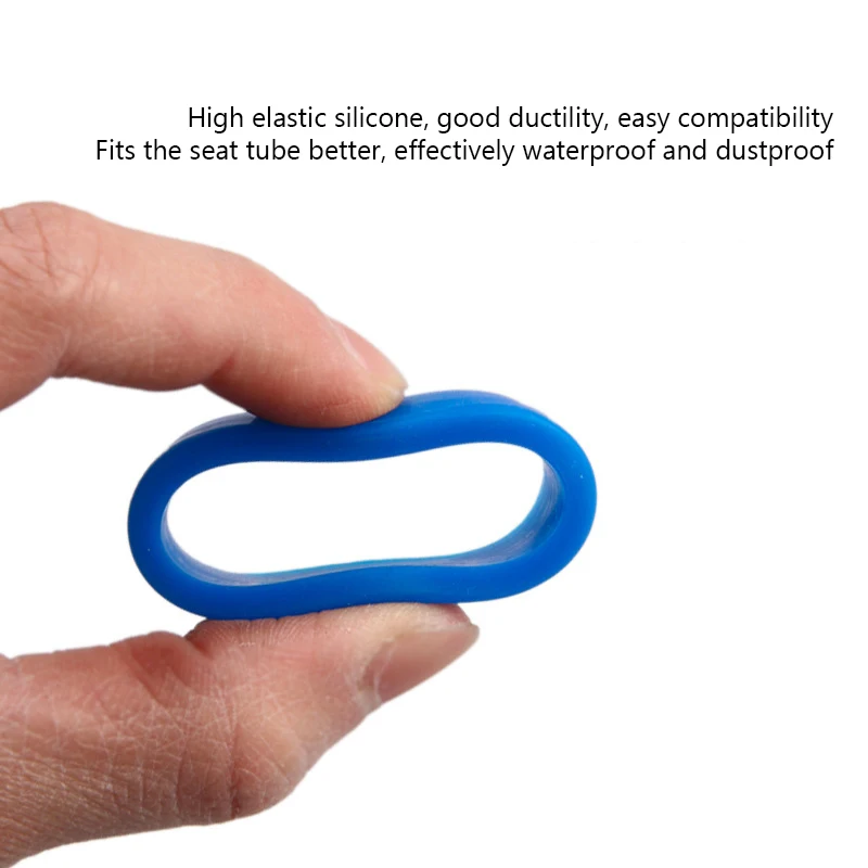 Bike Seat Cover Mountain Road Bike Seat Post Rubber Ring Dust Cover Cycling Silicone Waterproof Protector