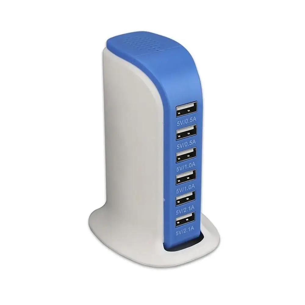 Дорожные сумки 6-Порты и разъёмы Usb парусный спорт Зарядное устройство мульти-Функция пористый Смартфон быстрая Зарядное устройство оснащенный Usb смарт-чип - Название цвета: Оранжевый