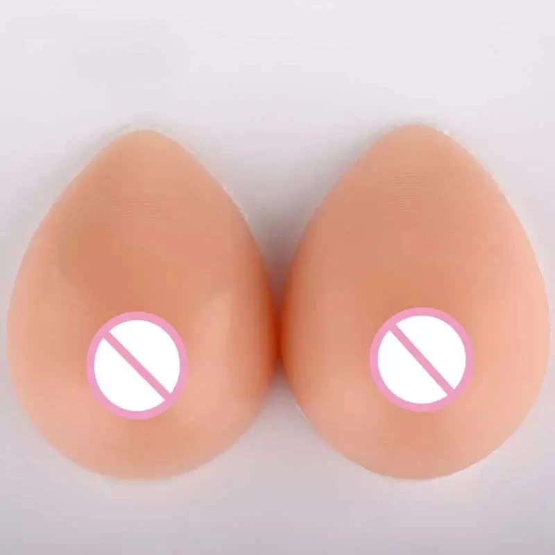 

Realistic Shemale Fake Boobs False Breast Forms Crossdresser Silicone Self-Adhesive Breast Tits for Drag Queen Crossdresser