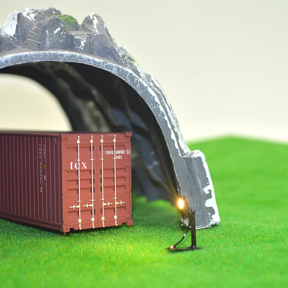 Игрушечные лампы светодиодный светильник дом Diorama модель металлический комплект светильник ing Lamppost игрушка осветить супер яркий песок стол макет здания