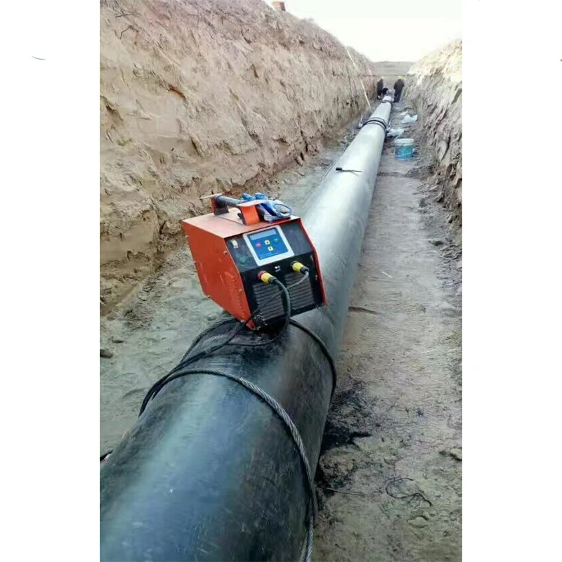 2 to 630 mm Electrofusion drainage welders are used for low pressure HDPE drainage pipe
