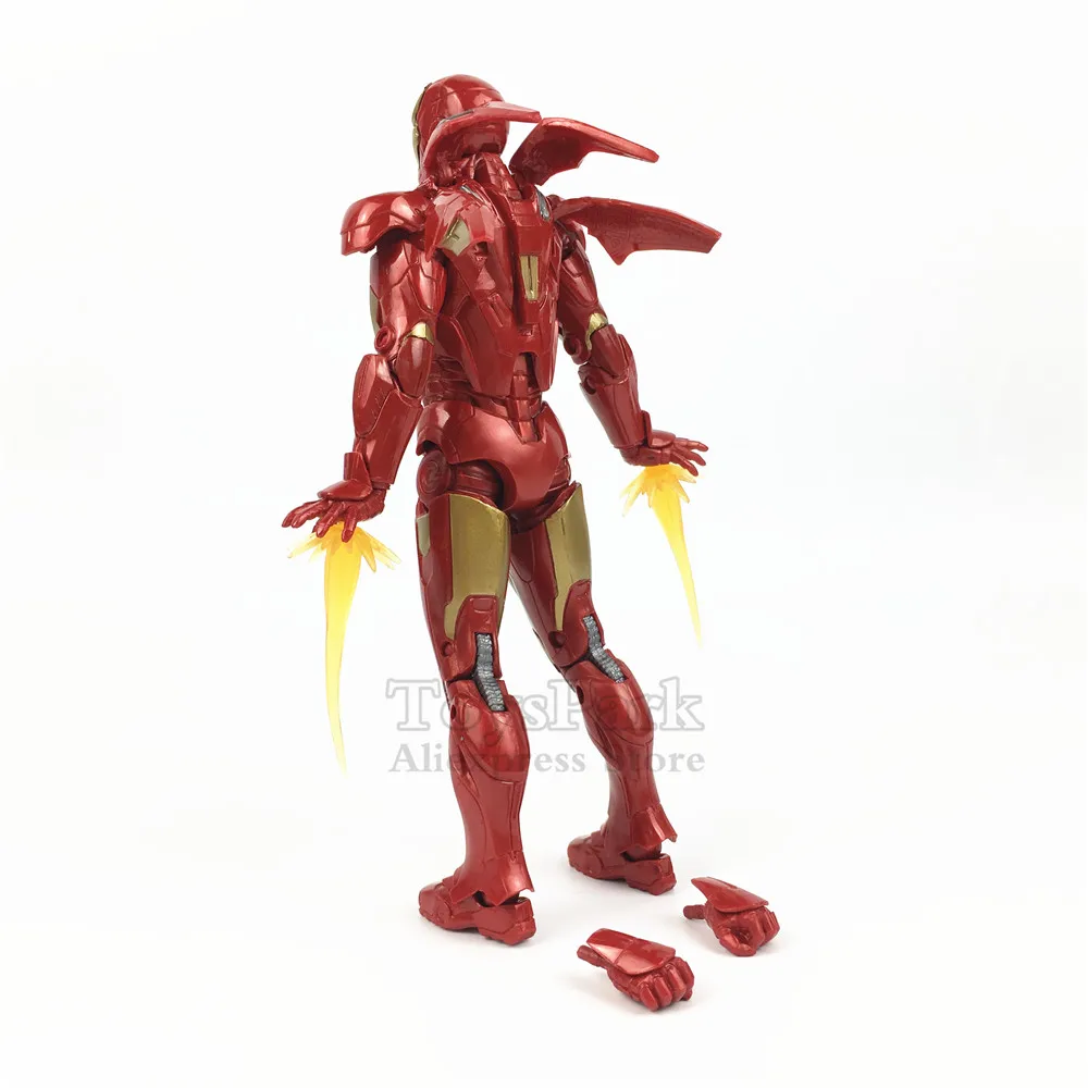 Marvel Legends 10th Anniversary Iron Man Mark VII 6 Action Figure Avengers Collectible by Ironmen Studios image 5