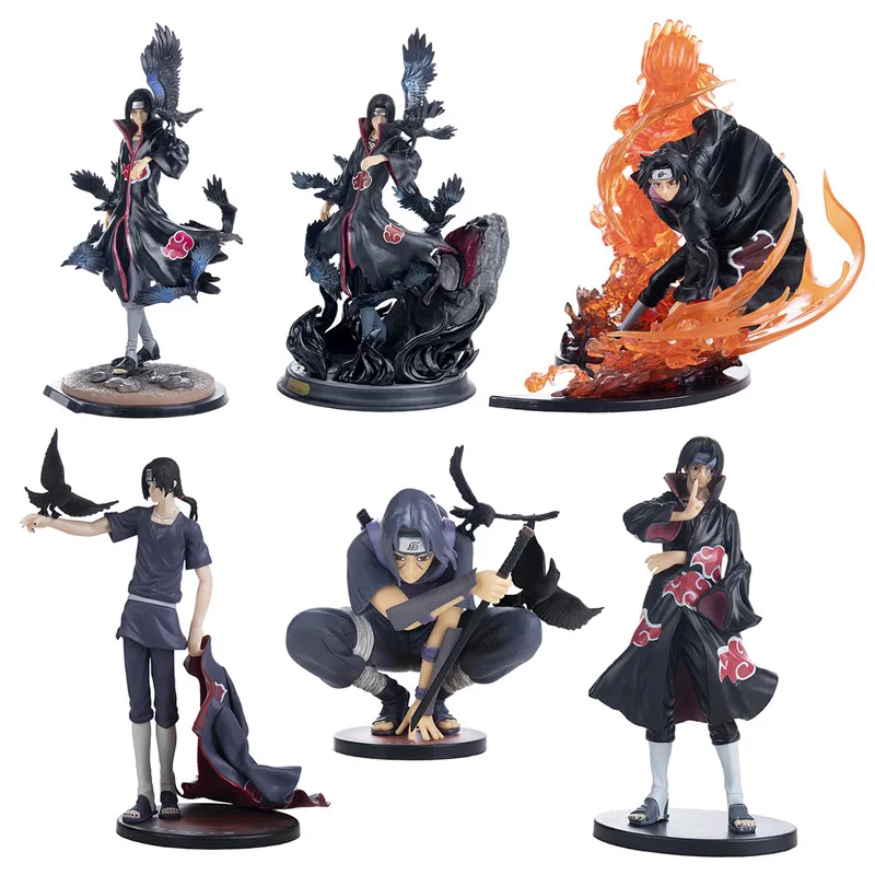 

16-31CM Anime Naruto GK Action Figure Shippuden Anime Model Uzumaki Uchiha Itachi Akatsuki PVC Statue Collectible kids Toys Gift