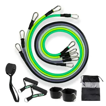 

Anti-Rust Hoist Nickel Hook 11 Piece Set Tension Device Neutral TPE Foam Fitness Equipment Sports Trend Fitness Body