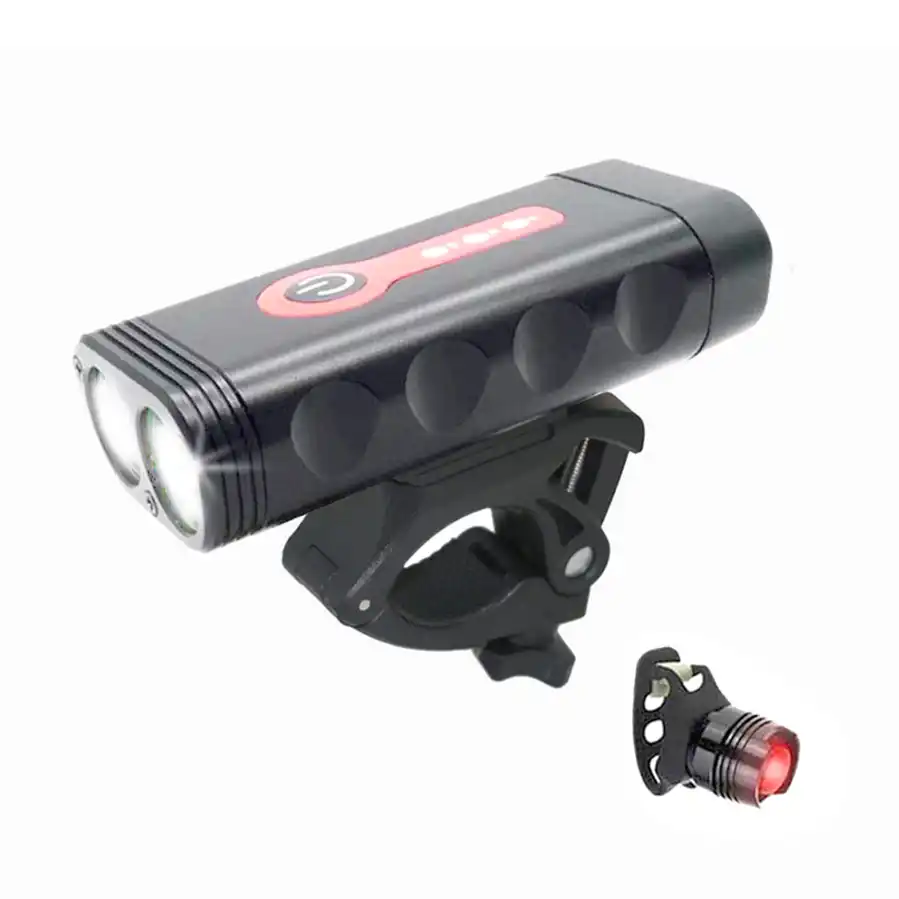 conjuntos de faros delanteros y traseros yabife luces bicicleta delantera y trasera linterna bicicleta impermeable seguridad para la noche multifuncion luz led bicicleta recargable usb con 5 modos para carretera y montana
