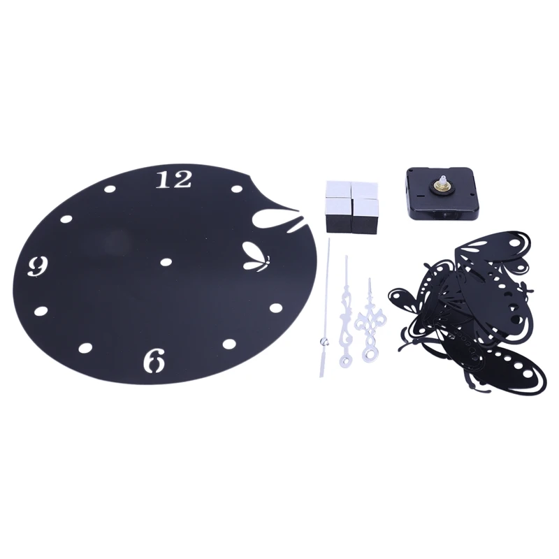 

Sticker Decoration Living Room Diy Art Beautiful Dragonfly Mirror Wall Sticker Wall Clock