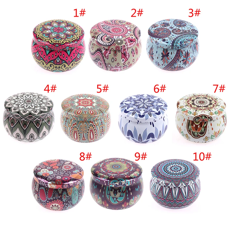 Tins Cans Jars Containers Empty Tinplate Box Wicks Sticker Centering For Aroma Essential Oil Soy DIY Candle Making Supplies