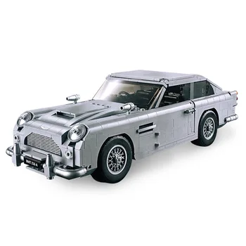 

MOC Technic Hot Creator James Bond Famous Car Aston DB5 Model Building Block Bricks Toys Compatible With Lepining
