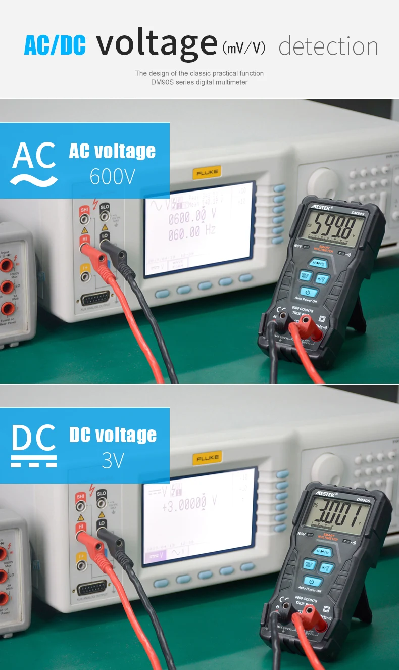 MESTEK DM90S высокоскоростной мультиметр Цифровой мультиметр автоматический диапазон тестер многометровый лучше, чем DM90A мультиметр мультитестер