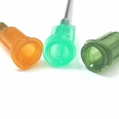 Dispensing Needle 50pcs 12mm Precision Tips Liquid Dispenser Syringe Needles Tips 304 14G-30G Gauge Glue Dispensing