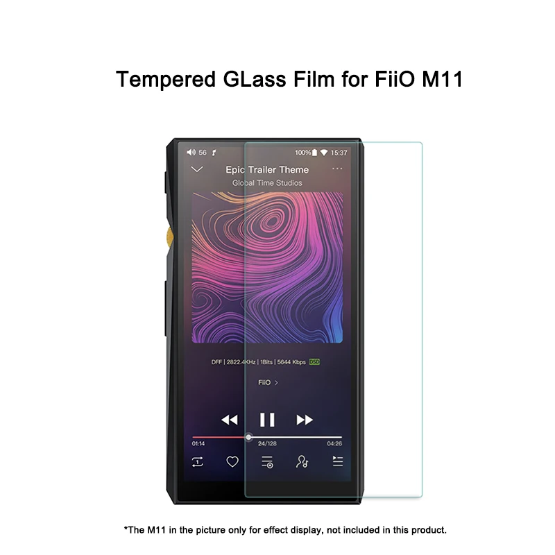 

FiiO M11 / M11 PRO Scratch-Proof Front Screen protective film Tempered S 2pcs