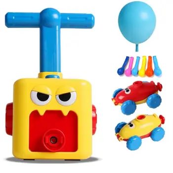 

Power Balloon Launch Tower Toy Set Puzzle Fun Education Inertia Air Power Balloon Car Science Experimen Toy Children Gift