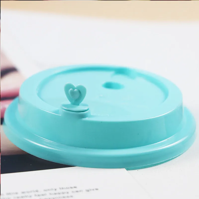 only lid 50 шт. Высокое качество 90 Калибр U форма прозрачный одноразовый жемчужный молочный чай холодная горячая пластиковая чашка на вынос пакет с крышкой - Цвет: only lid