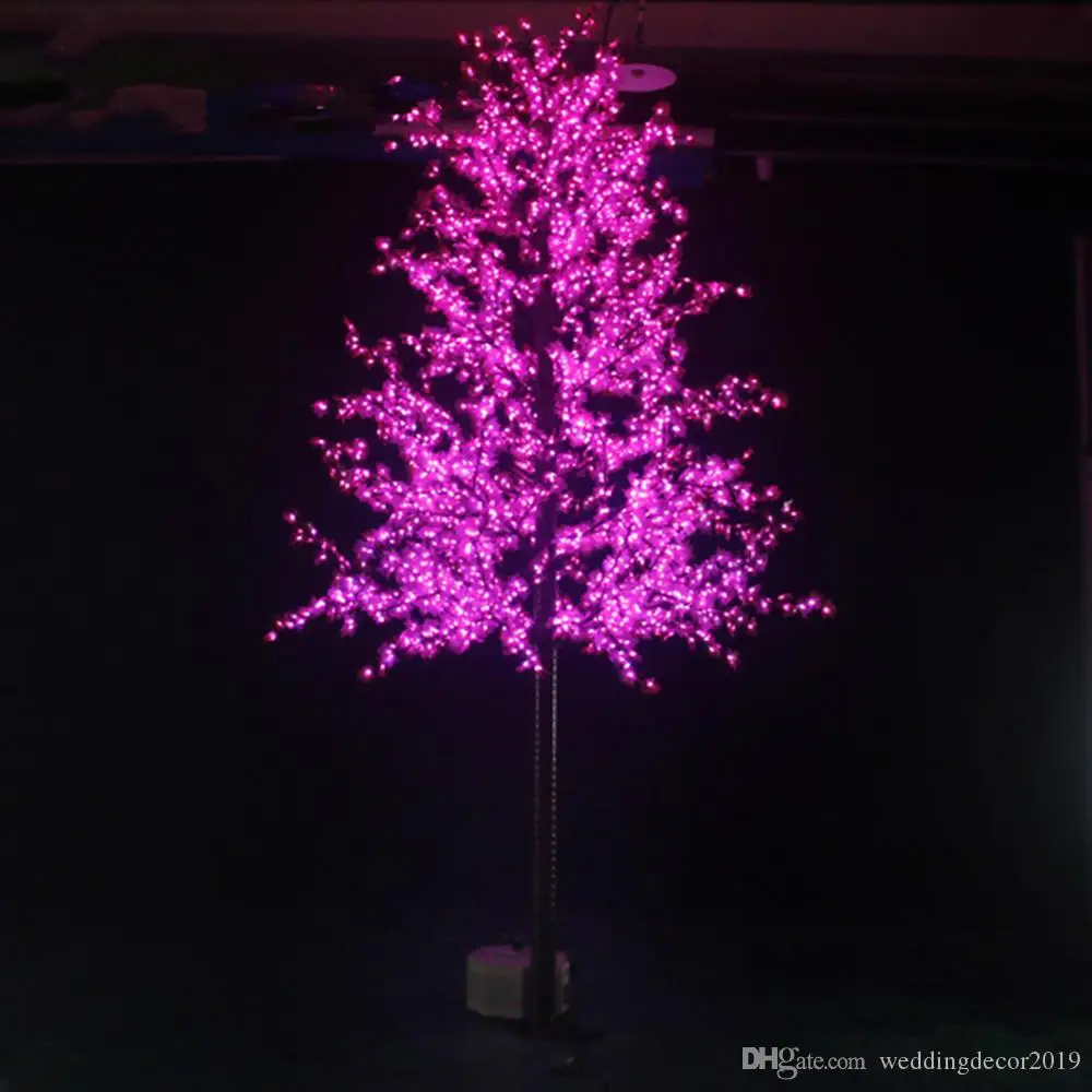 1.5m 5 Ft Height White LED Cherry Blossom Tree Outdoor indoor Wedding Garden Holiday Light Decor 480 LEDs