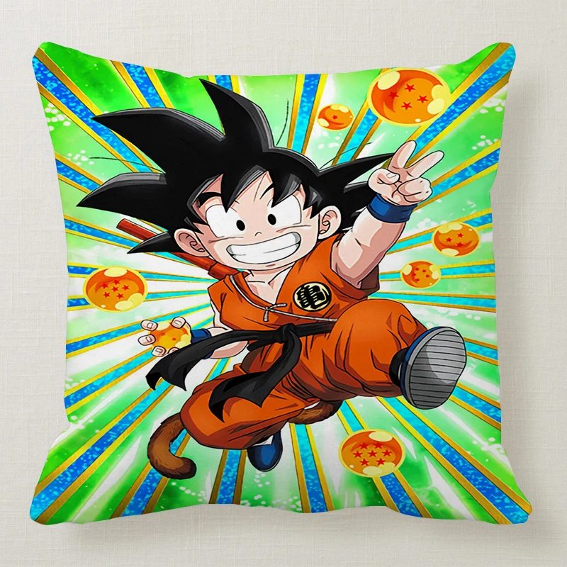 Домашний декор, чехол для подушки Dragon Ball Z, чехол для подушки с рисунком Kissen Goku, Супер Saiyan, чехол для дивана - Цвет: 7