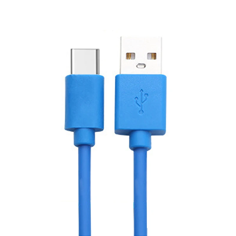 Olnylo usb type-C кабель для Xiaomi Redmi Note 7 USB C кабель для huawei mate 30 Pro Быстрая зарядка USB-C зарядное устройство для мобильного телефона - Цвет: Blue For Type C