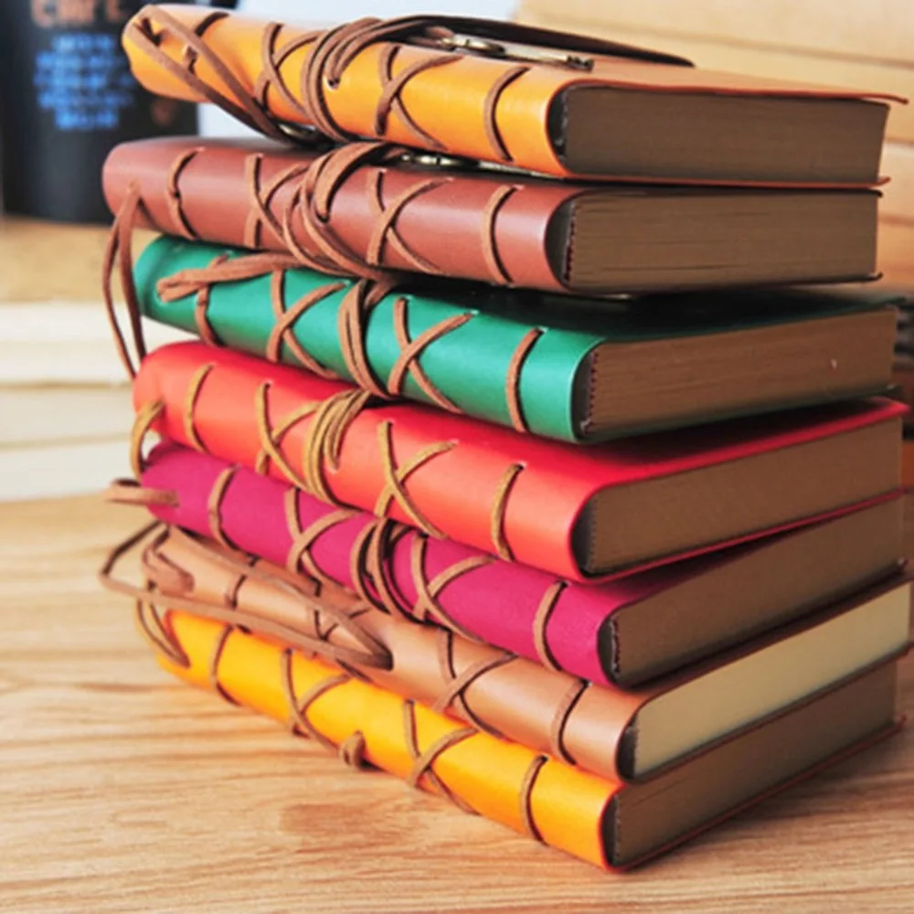 Дневник Блокнот Крафт-Бумага Обложка А5 бумага винтажная книга-блокнот уникальные Канцтовары Дневник Книга студенческие принадлежности