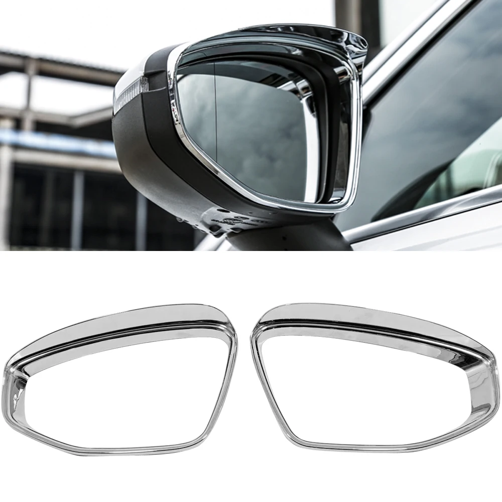 For Audi A3 8Y 2020 2021 2022 ABS Rear View Mirror Rain Eyebrows Cover Door Side Rearview Mirrors Protector Car Accessories | Автомобили и