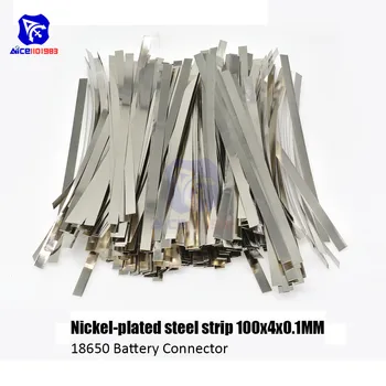 

diymore 99.6% Pure Nickel Strip Pack for 18650 Soldering Tab for Lithium Li-Po Battery NiMh & NiCd Battery Pack & Spot Welding