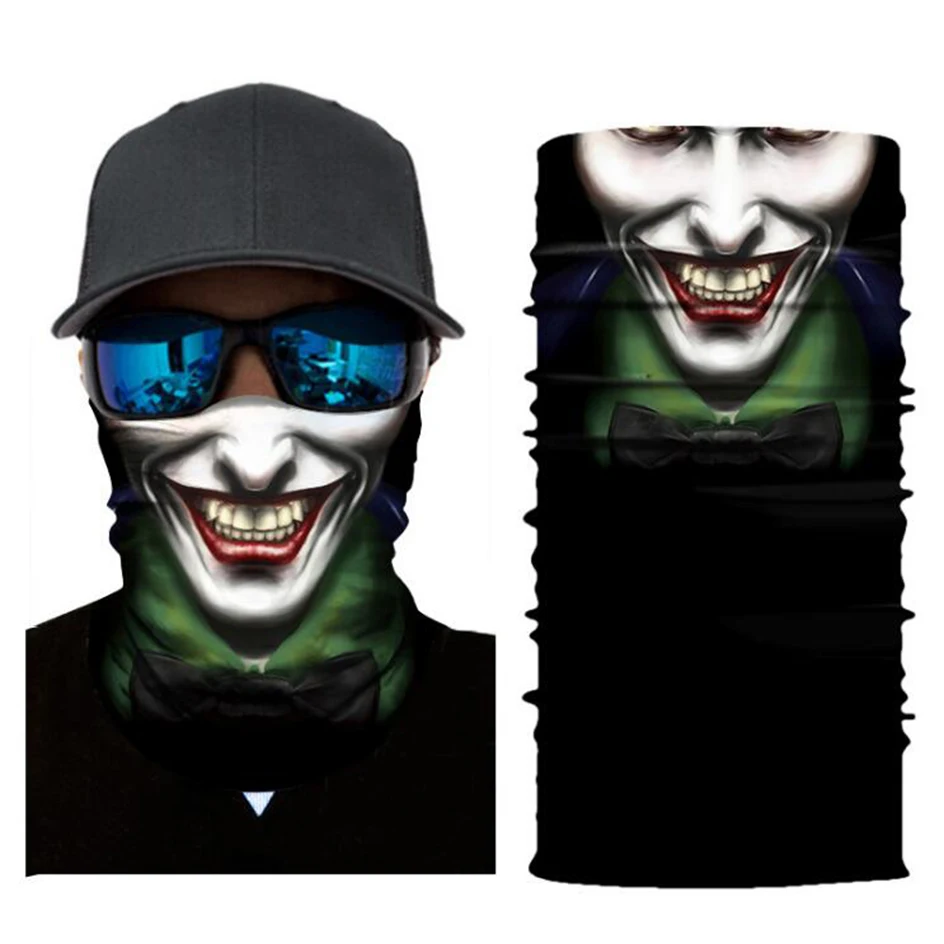 

Roidismtor Smiley Motorcycle Face Mask Windproof Sweat Breathable Craft Outdoor Sports Half Face Mask Cover Balaclava