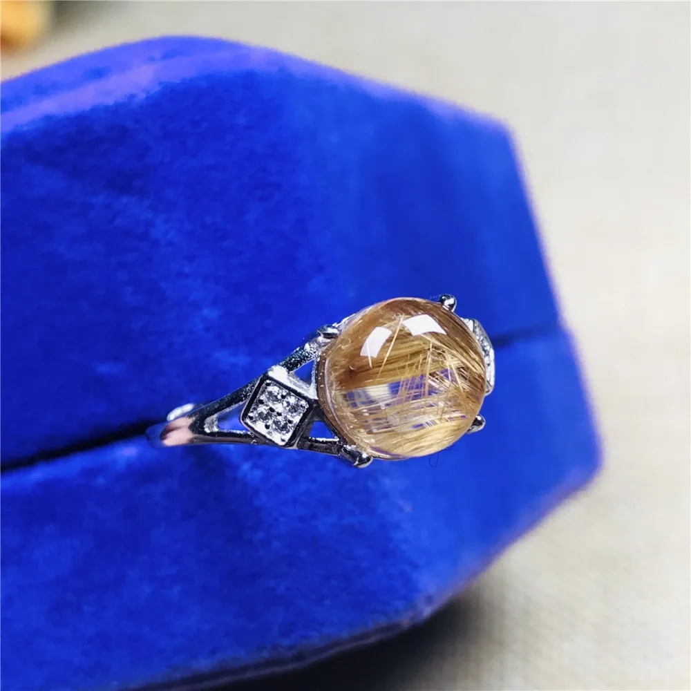 Gold Rutilated Ring (121)