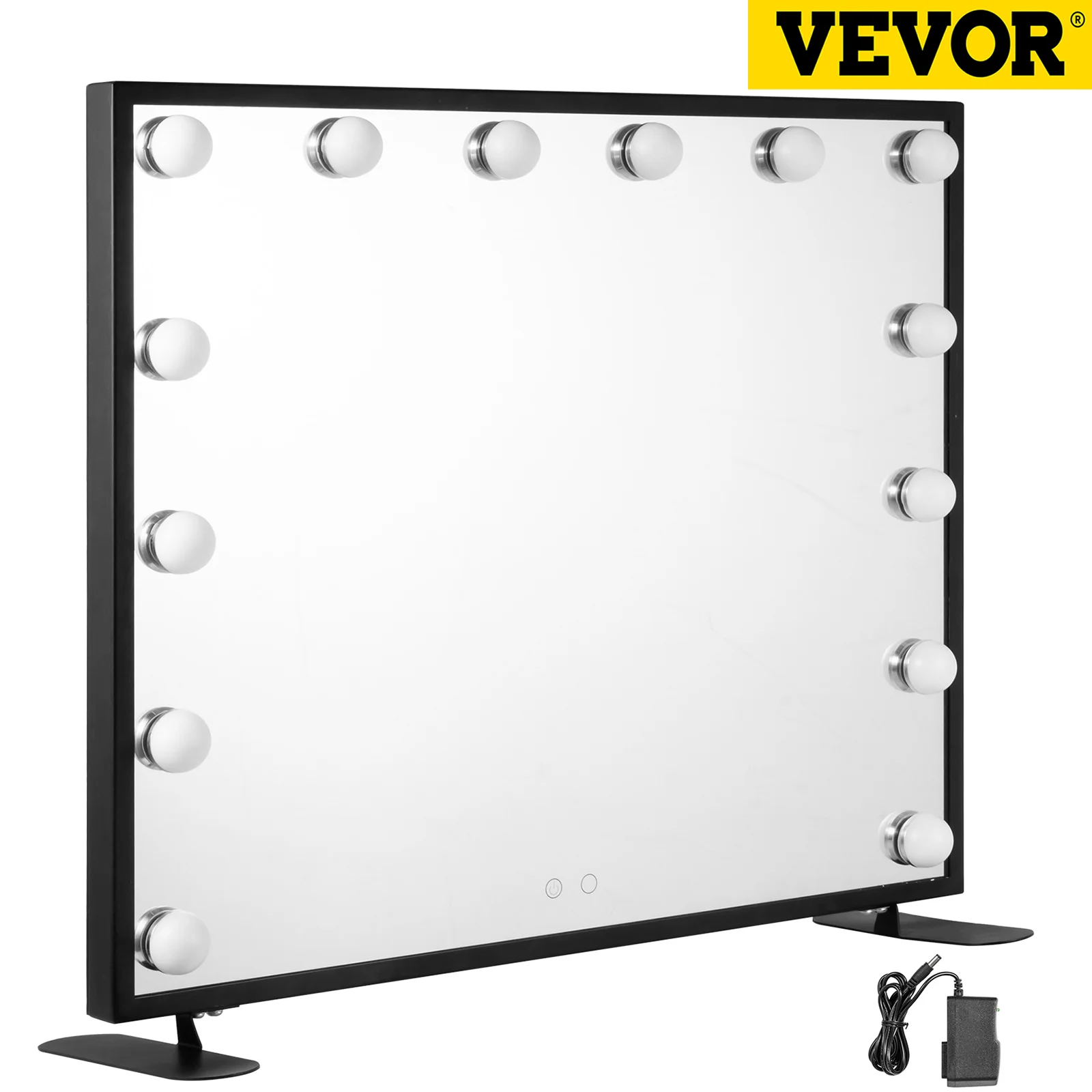 VEVOR 14Bulbs Led Vanity Makeup Mirror 23.6'x20.8'' Touch Screen