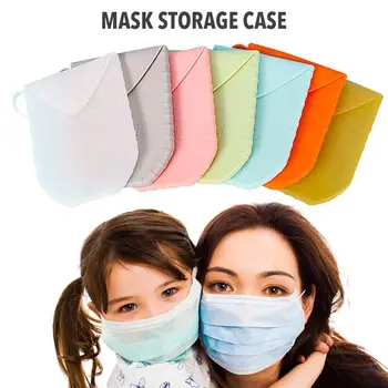 

Mask Storage Case Pollution Prevention Silicone Lightweight Portable Mask Organizer