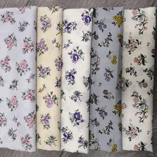 Lychee Life 50x142 см, ткань с цветочным принтом, Модные цветные ткани, ручная работа, швейные принадлежности для одежды, украшения