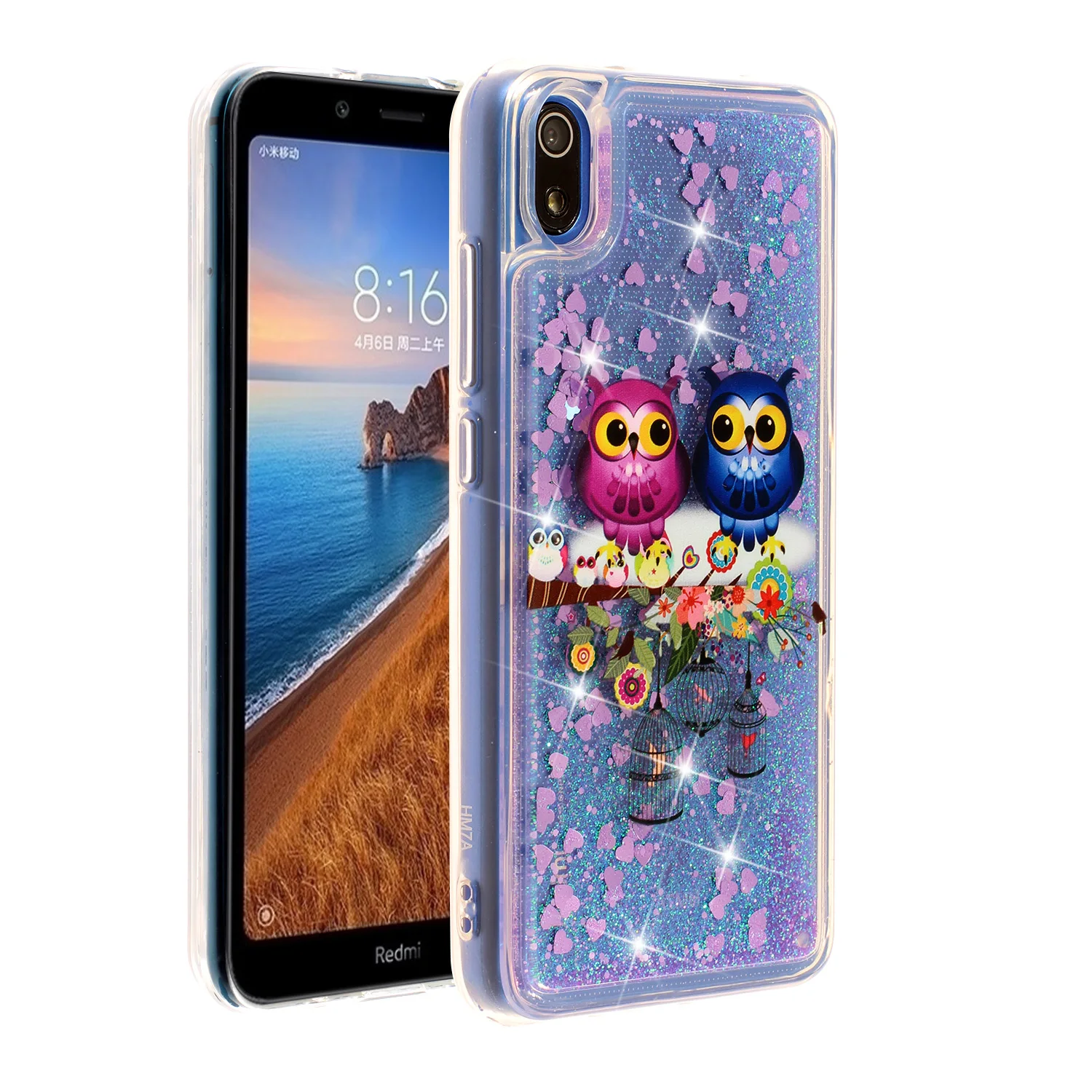 Чехол с сияющими блестками для Xiaomi Redmi 7A Redmi7A мягкий чехол из ТПУ xaomi Redmi 7A A7 светлый блестящий чехол Xiomi Redmi 7A защитный чехол Funda