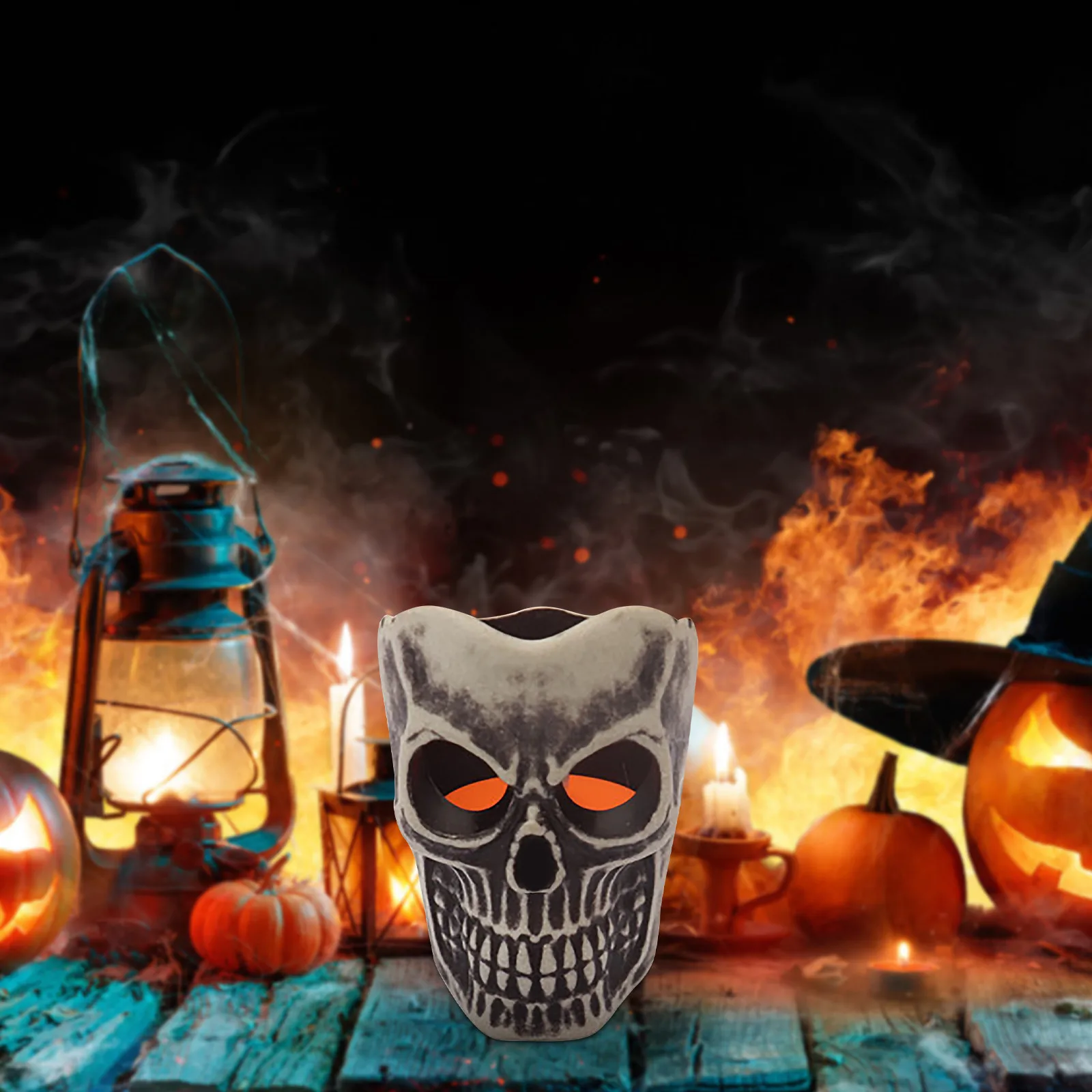 2021 Halloween skull light LED electronic glowing night ornaments for decoration | Дом и сад