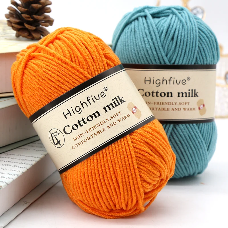 Crochet Cotton Yarn Wool-Line Milk-Thread Knitting Bargain Handmade Worsted Baby 