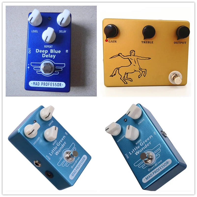 Педальная гитара ra clone klon centaur темно-синяя задержка маленькая зеленая чудо