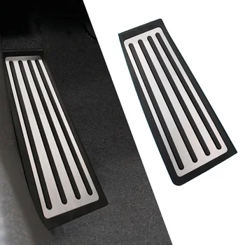 

Stainless Steel Car Foot Pad Cover Accessories Fit For Volvo XC90 2015-2020 Anti-Slip Foot Rest Footrest Pedal No Drilling