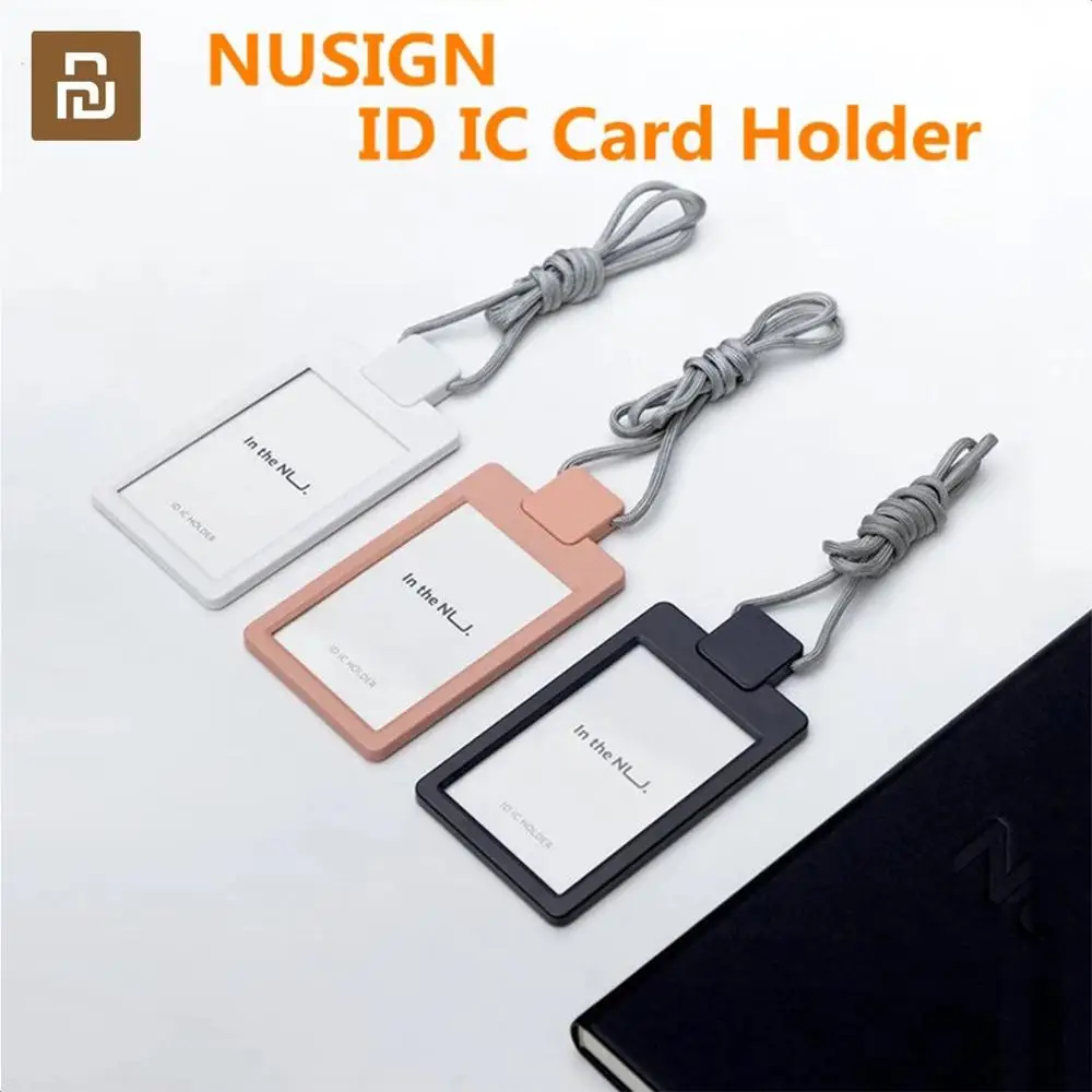 Youpin Nusign ID IC держатель для карт с нейлоновым ремешком имя работника Обложка