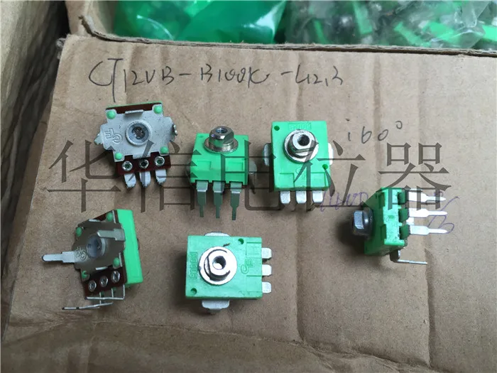5pcs for CF CT12VB-B100K-L1213 104 100K Potentiometer / 160 Degree Digital Radio Tuning Potentiometer