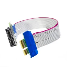 Pcie x1 cabo de expansão placa gráfica macho para fêmea adaptador conversor de extensão flexível linha pci express 1x para 1u 2u servidor