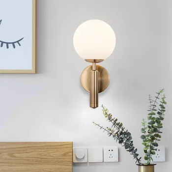 

modern nicho de parede iron corridor bedroom bedside bedroom lamp home deco