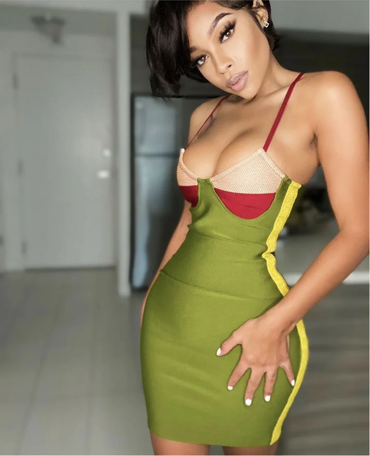 Women Boutiques Robe Bodycon Clubwear 